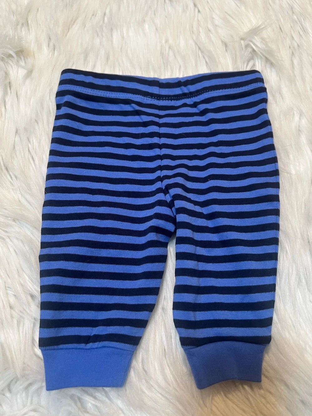 Converse Baby Pants Blue Dark Blue Stripes Red 0-6M